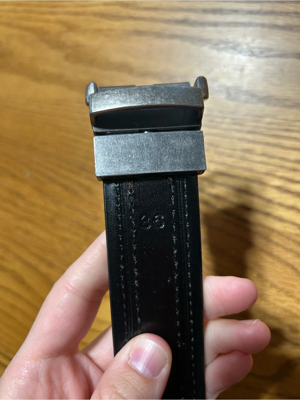 Classic Reversible Black/Brown  Belt with Metal Buckle 36